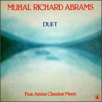 CD cover of Muhal Richard Abrams DUET, Featuring Amina Claudine Myers
